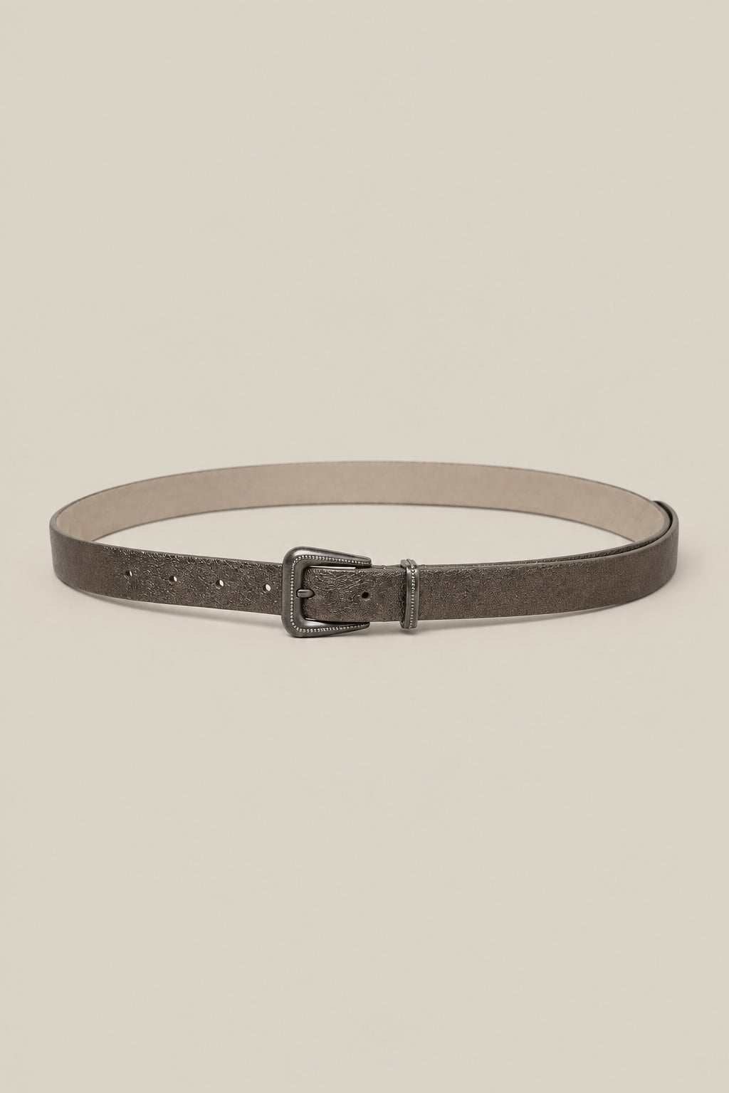 BRUNELLO CUCINELLI WOMEN'S BRONZE LEATHER BELT