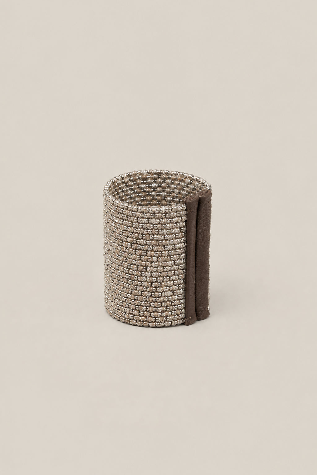BRUNELLO CUCINELLI WOMEN'S LIGHT GREY ARGENTO 925 CUFF BRACELET