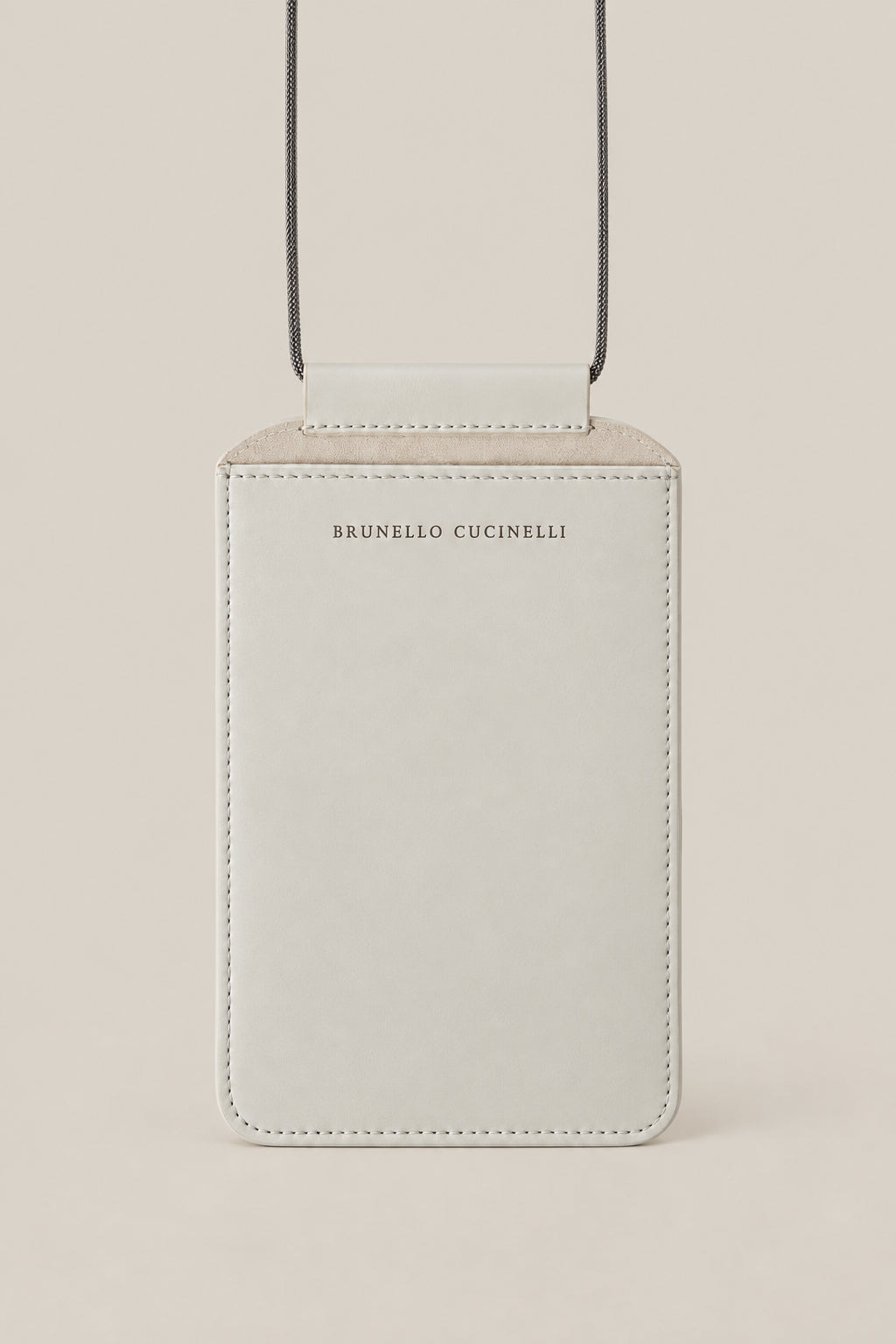 BRUNELLO CUCINELLI WOMEN'S NEW LAMB LEATHER MINIMALIST CROSSBODY BAG