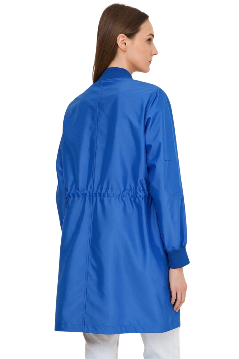 MooRER AMARILLIDA6 Mid Length Coat Light Denim