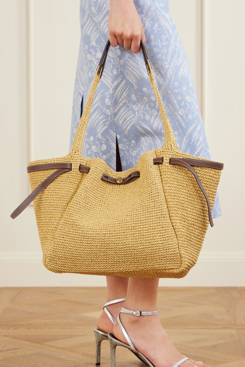 Tory Burch Romy Straw Tote Natural 178696-254
