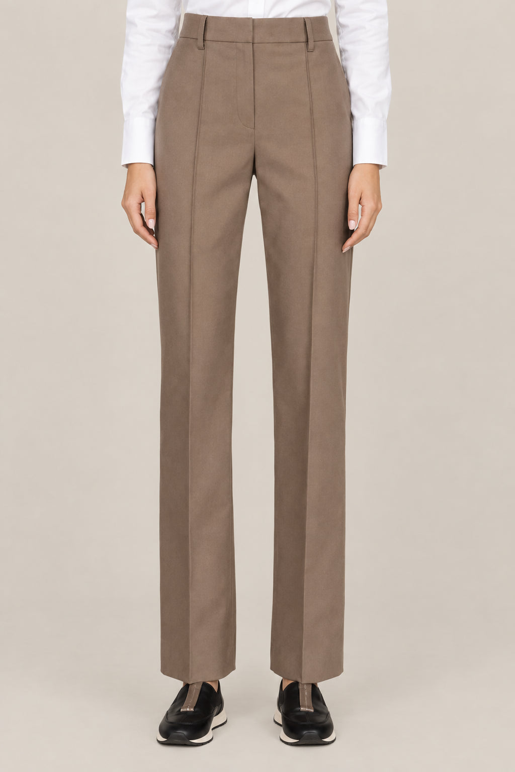 BRUNELLO CUCINELLI WOMEN'S HAZEL WIDE LEG TROUSERS