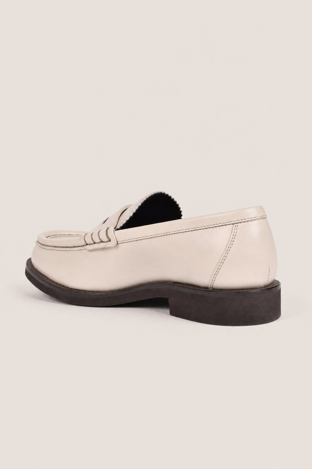 BRUNELLO CUCINELLI WOMEN'S QUARZO LEATHER PENNY LOAFERS SHOE