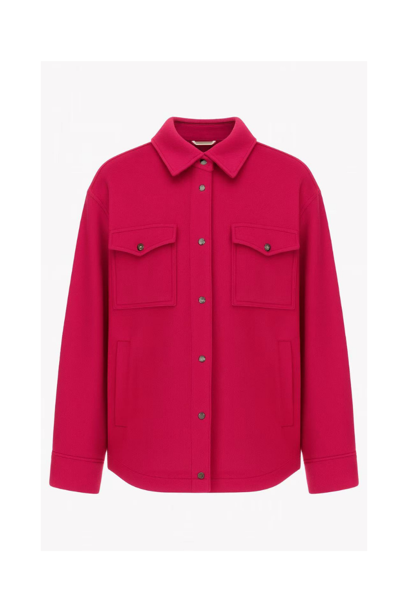 Herno Women's Fuchsia Wool Shirt