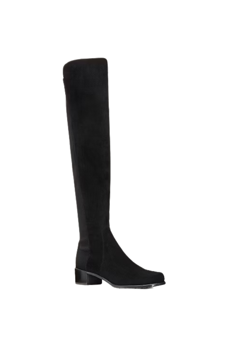 Stuart Weitzman RESERVE Over The Knee Boots Sport Suede Black