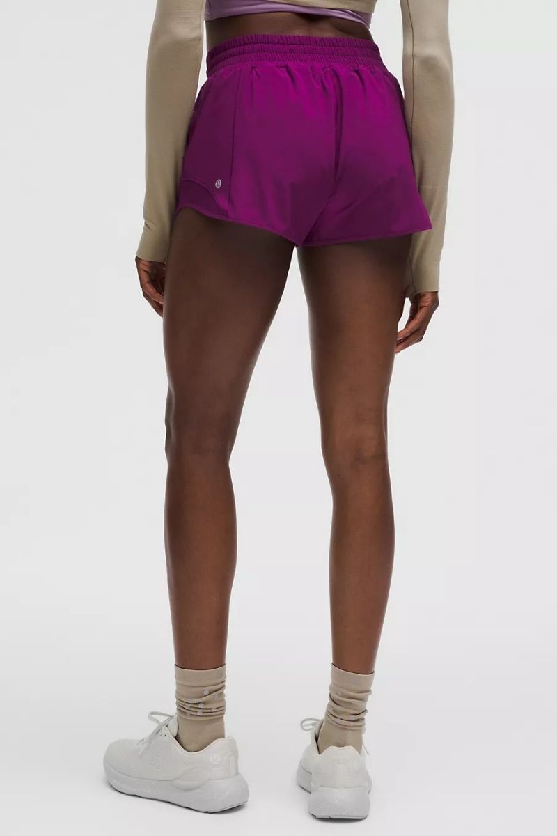 Lululemon Hotty Hot HR Short 2.5"*Lined _ Chilled Grape