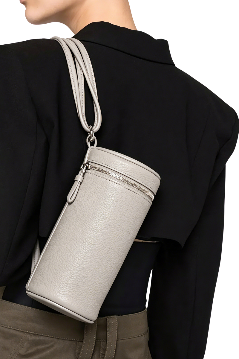 Fabiana Filippi Bucket Bag Light Gray AAD273A819
