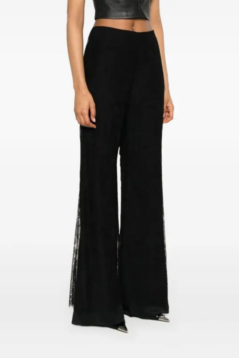 Givenchy Lace Trousers-Black