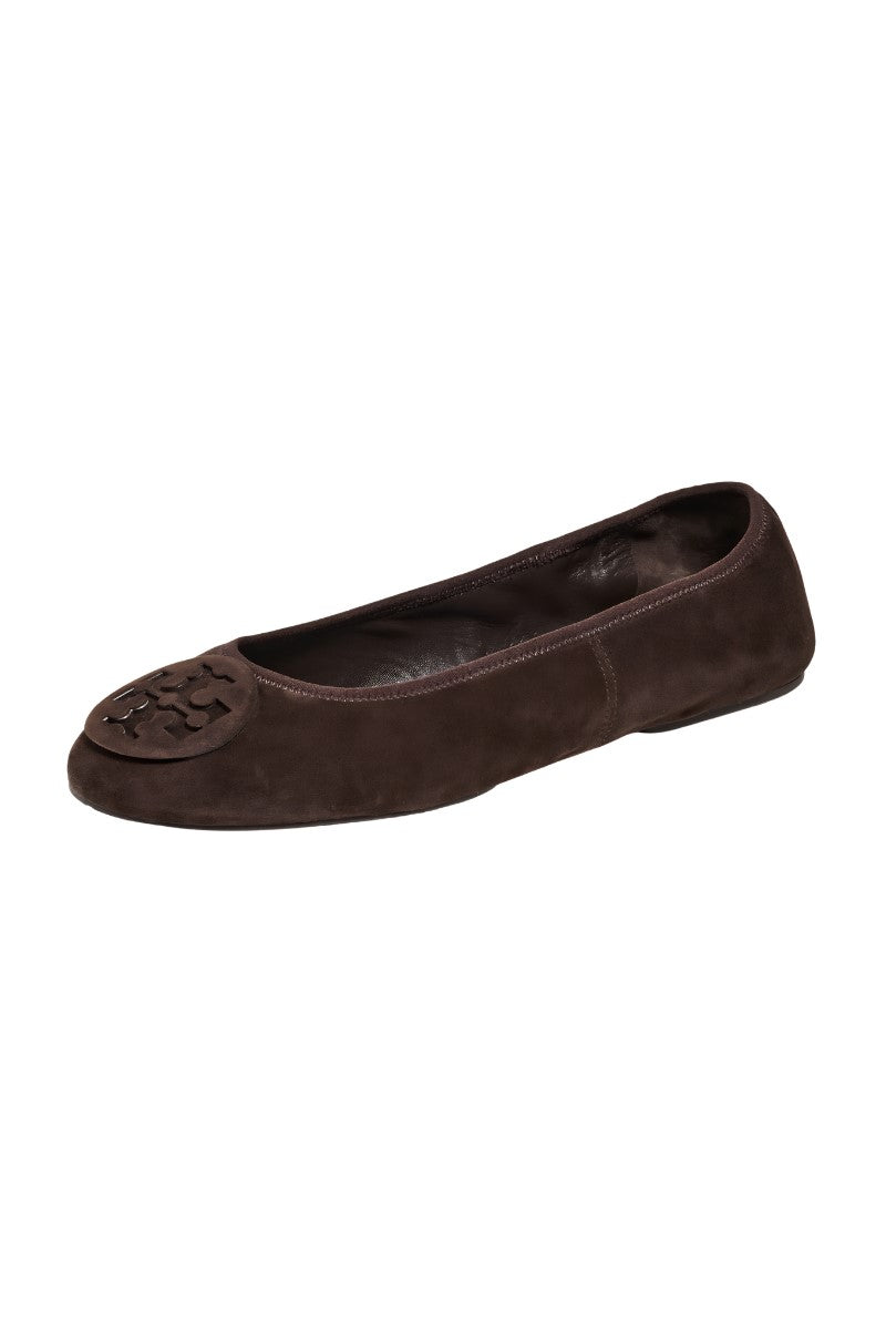 Tory Burch Reva Travel Ballet Walnut 177204-201