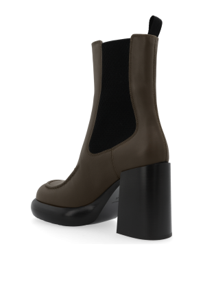 Burberry GREEN Heeled ankle boots ‘Chelsea’