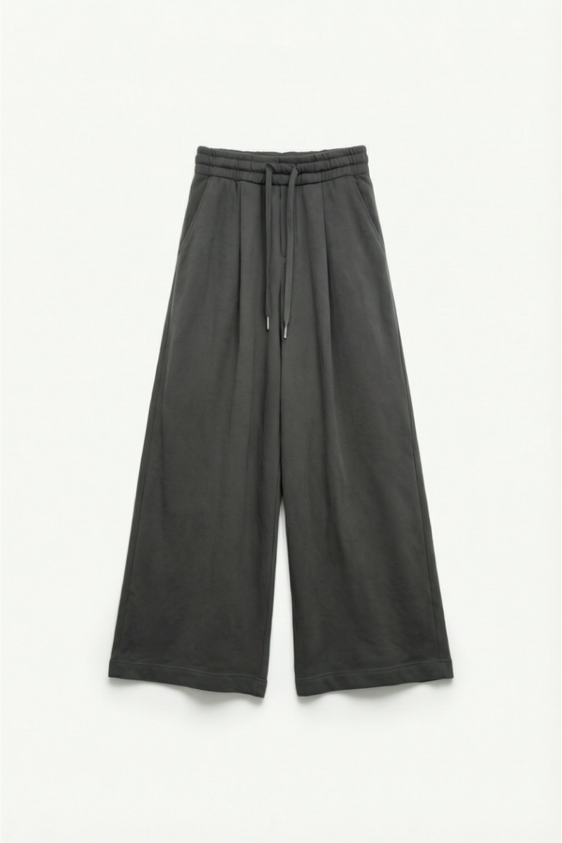 Max Simple Casual Drawstring Pants Grey MSSG261065G