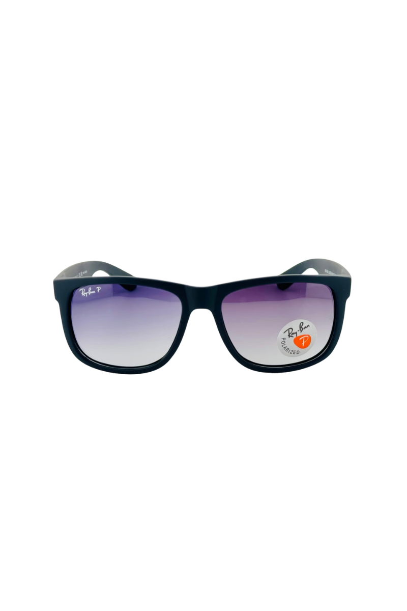 Ray-Ban Justin Sunglasses Rb4165 Polarized Black Matte Frame Gray Lenses