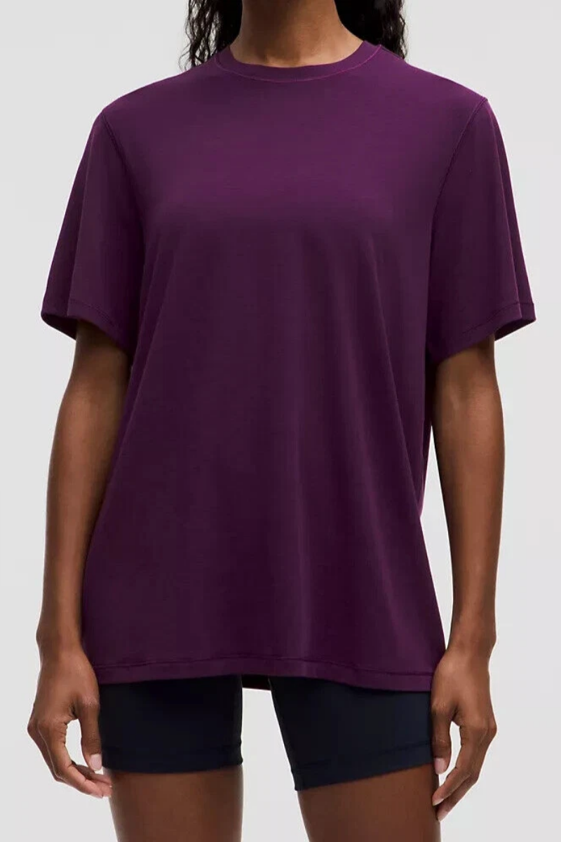 Lululemon Jersey Training Short Sleeve Chile Red