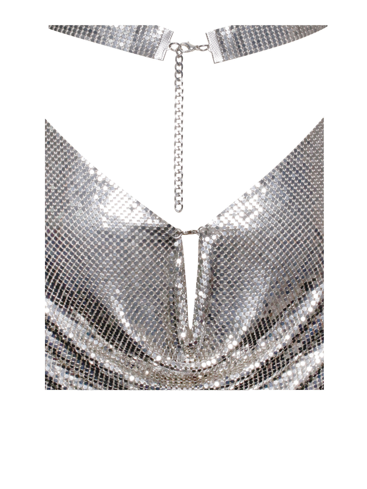 Serenity Silver Copper Mesh Dress (Archive Sale)