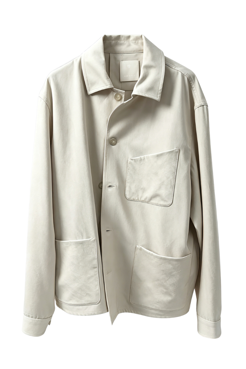 Givenchy Double Face Overshirt Cloud Grey BM610R1YG3