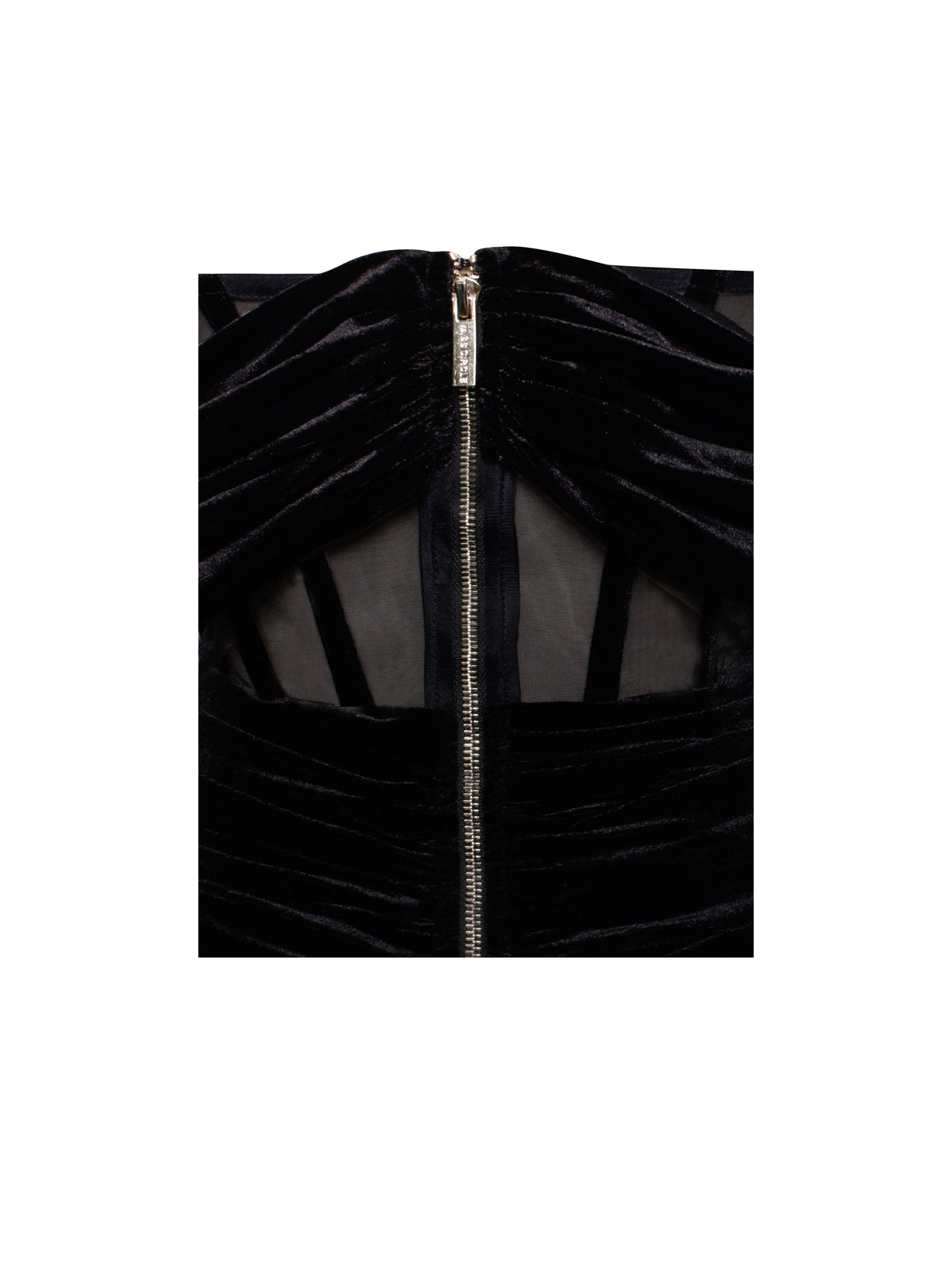 Irisa Black Draping Off Shoulder Corset Dress (Archive Sale)