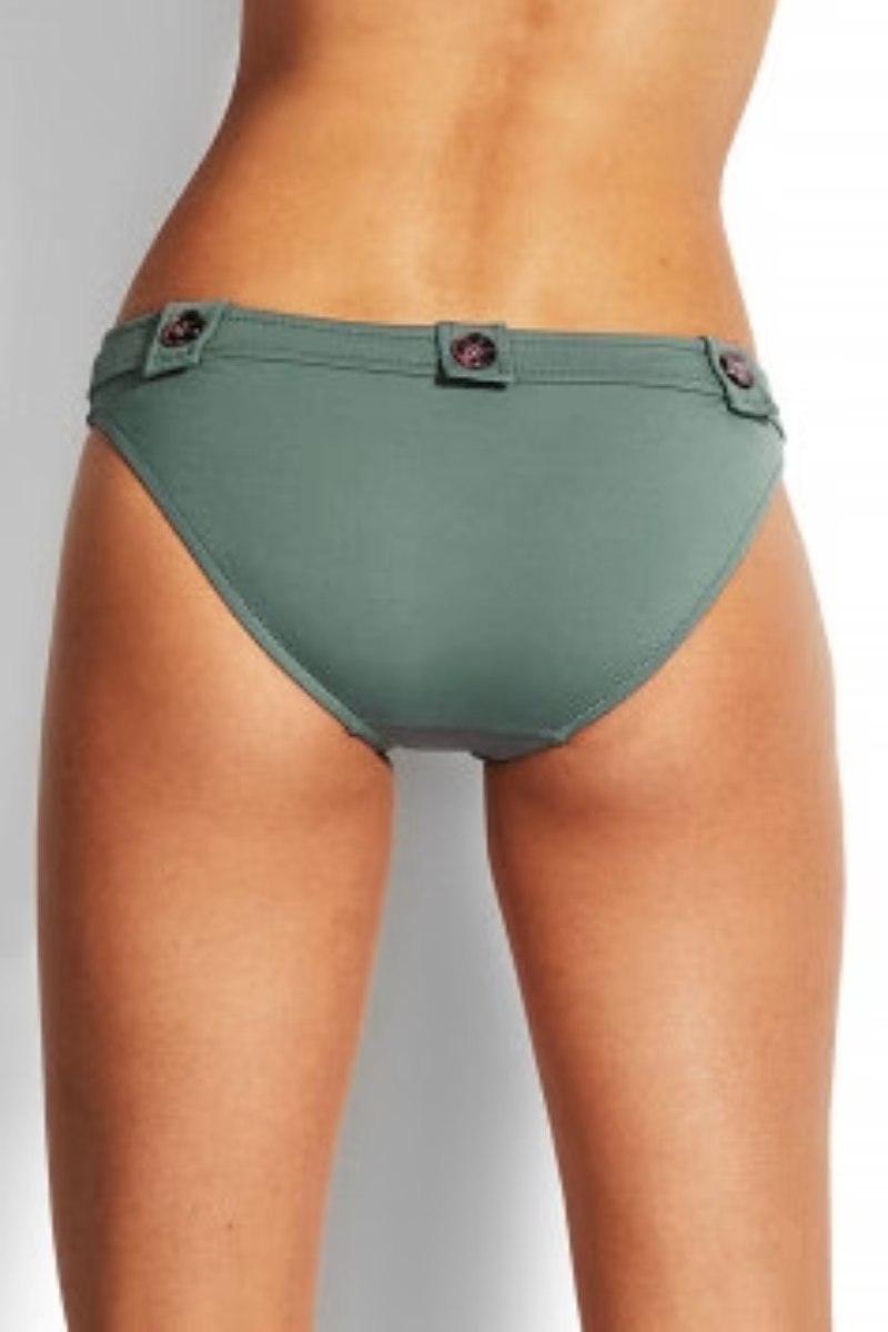 Seafolly Active Hipsterw/Buttons Olive Leaf