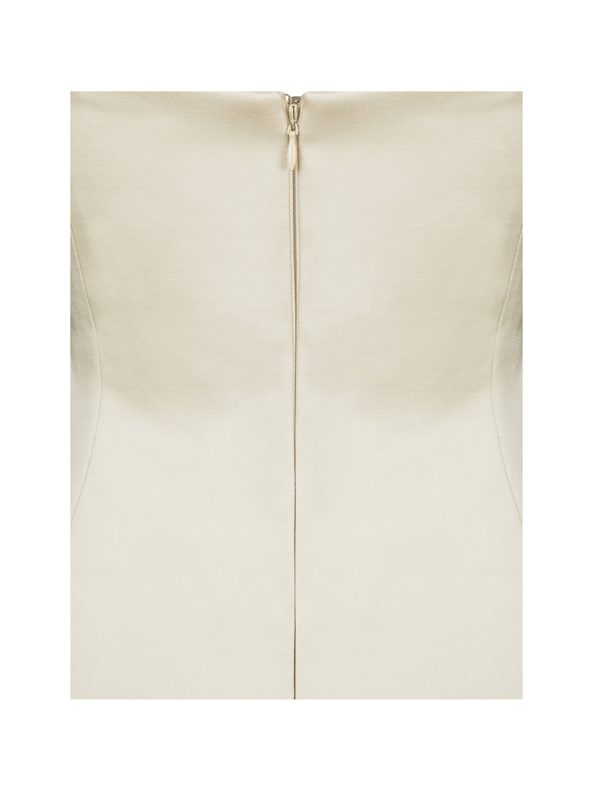 Gracie Butter Yellow Ruched Satin Midi Dress