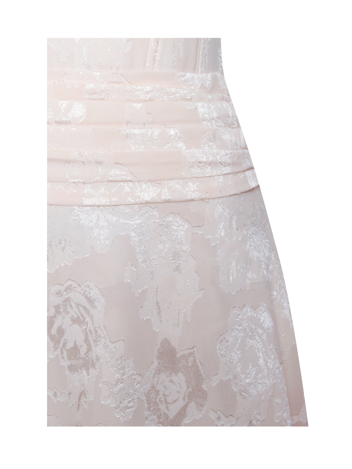 Quintana Jacquard Textured Slit Halter Mini Dress (Archive Sale)