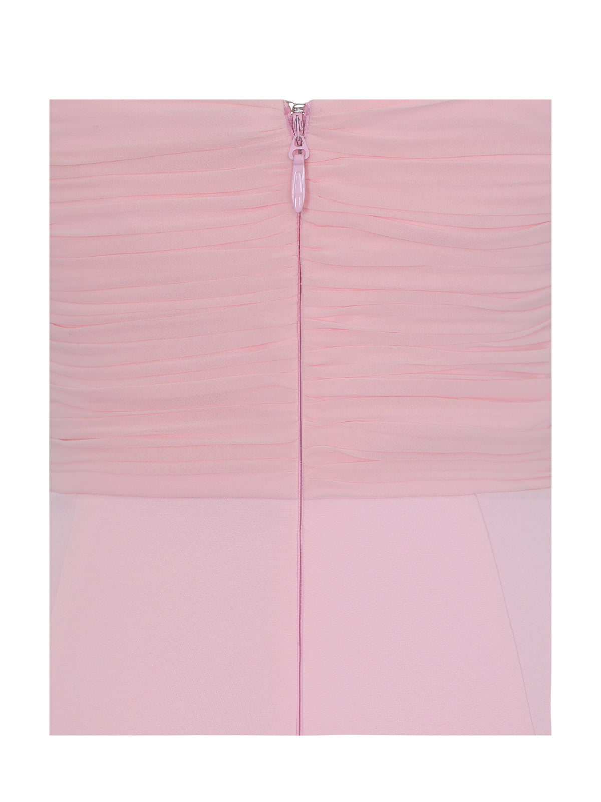 Olivia Rose Pink Strapless Crossover Mini Dress
