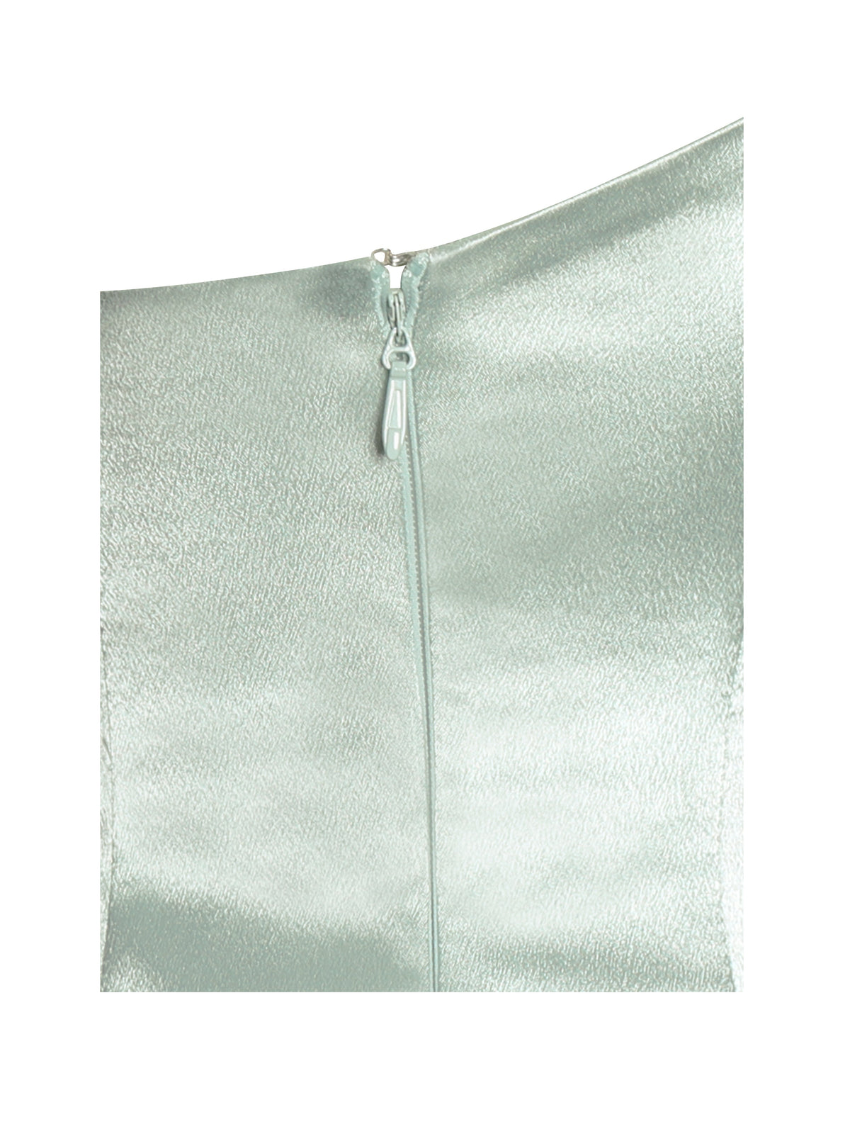 Lael Mint Green Back Button Trailing Gown (Archive Sale)