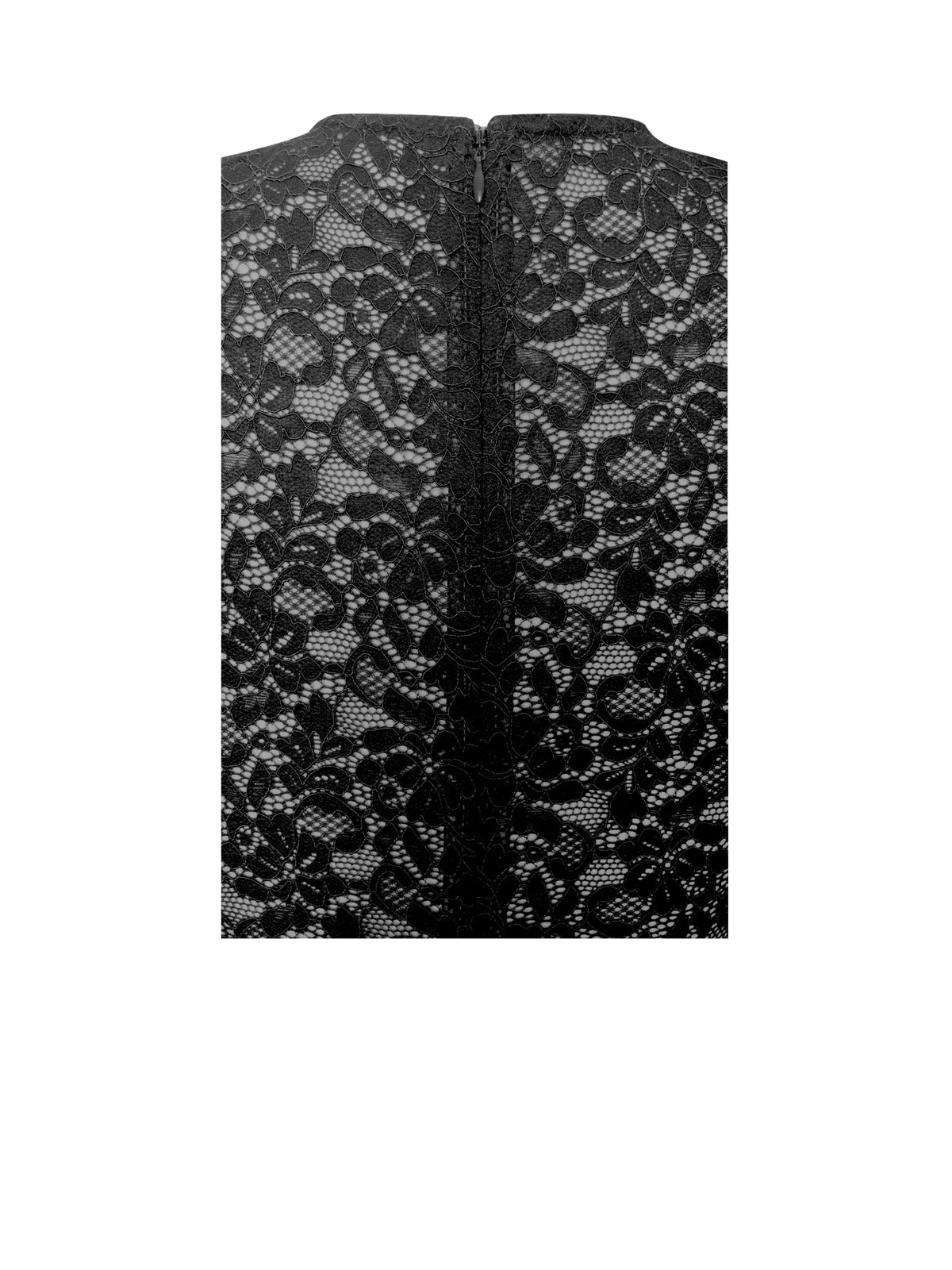 Nadina Black Lace Velvet Mini Dress (Archive Sale)