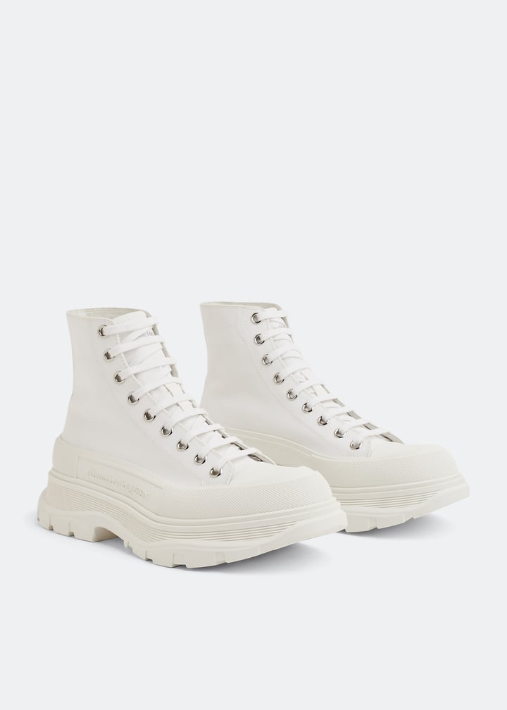 Alexander McQueen Tread Slick Boot 'Triple White'