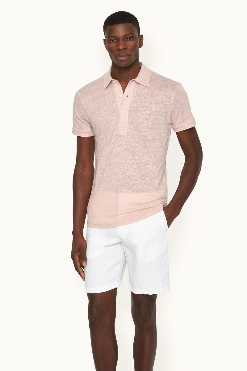 Orlebar Brown SEBASTIAN LINEN-277845-ROSE