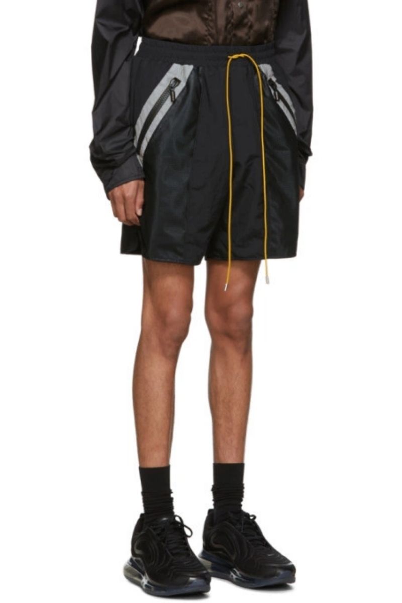 Rhude Black 3M Multi Shorts