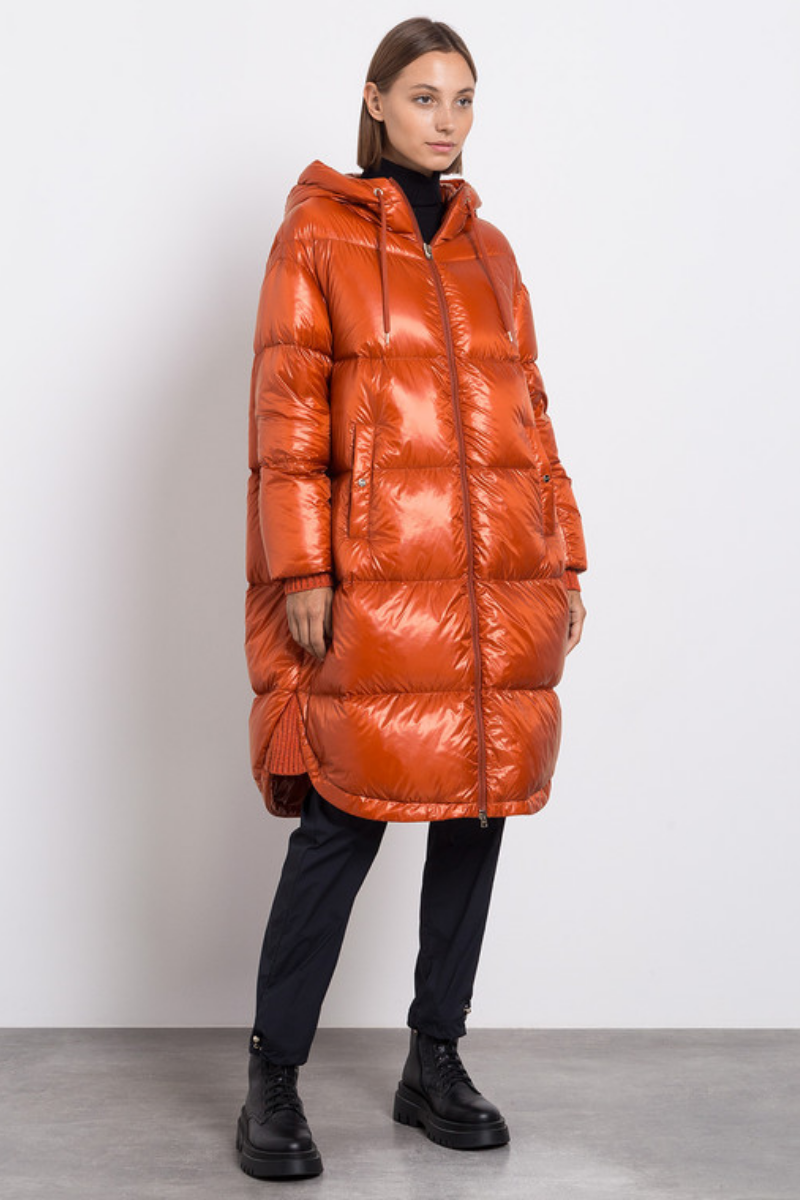 Herno Women's Orange Down Jacket