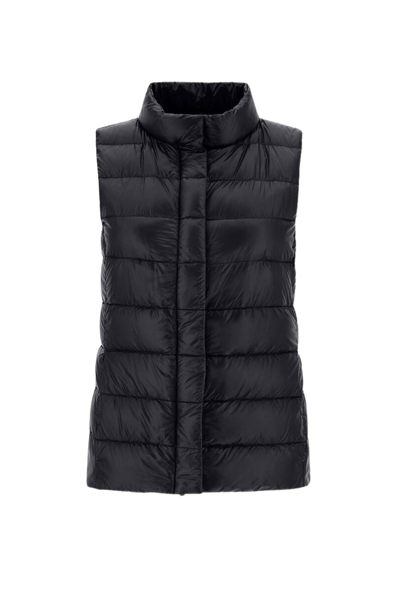 Herno Women's  Giulia Black Down Vest