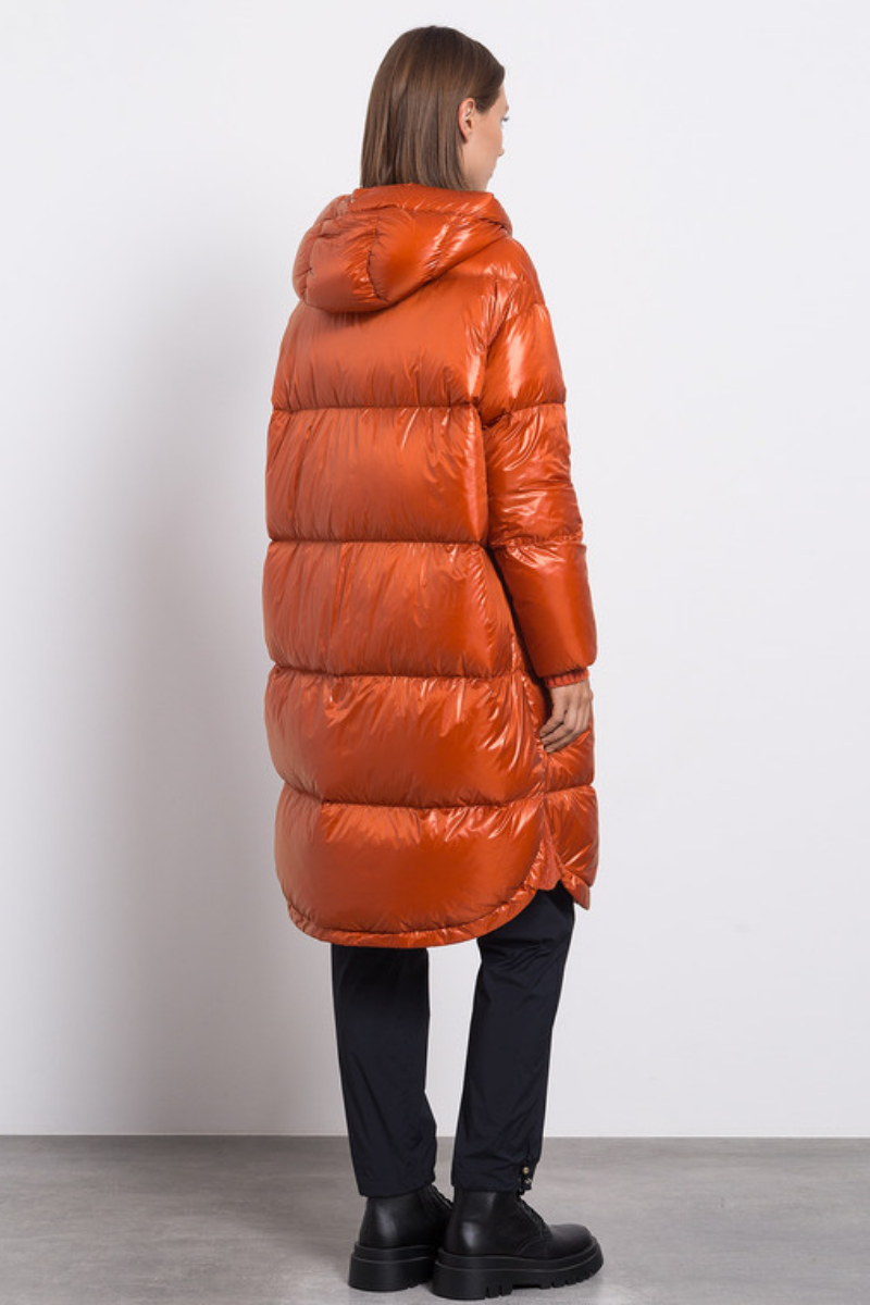 Herno Women's Orange Down Jacket