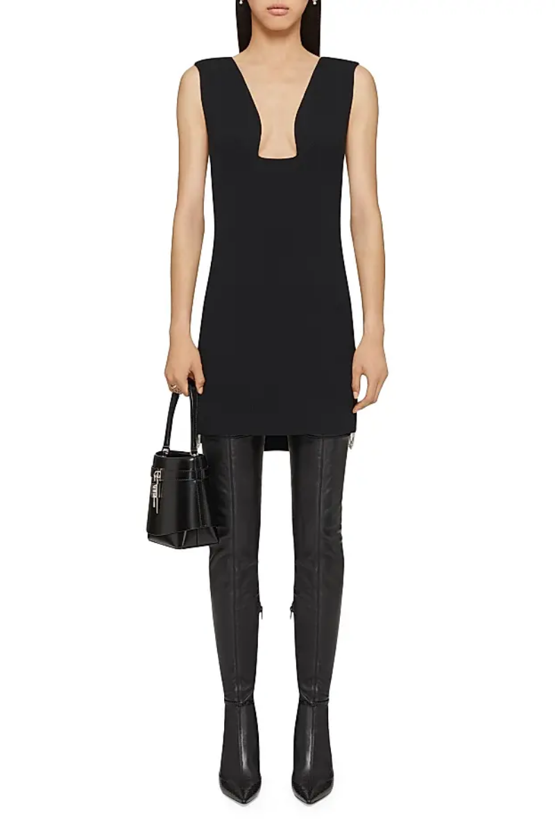Givenchy Vase Mini Dress-Black