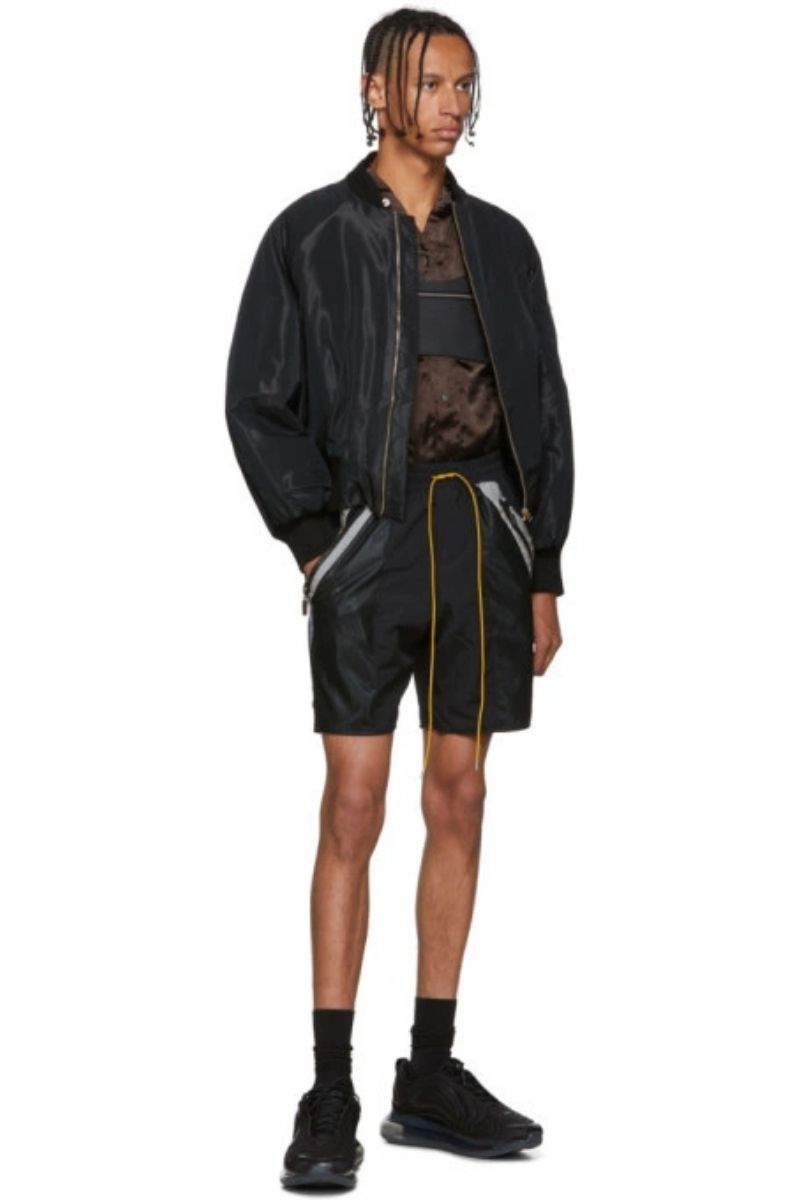 Rhude Black 3M Multi Shorts