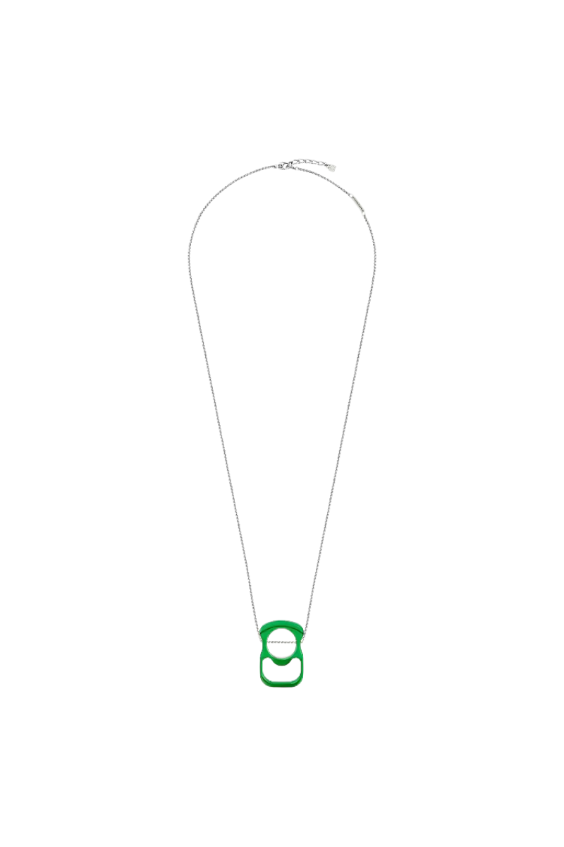 Givenchy G Can Pendant Necklace-Green