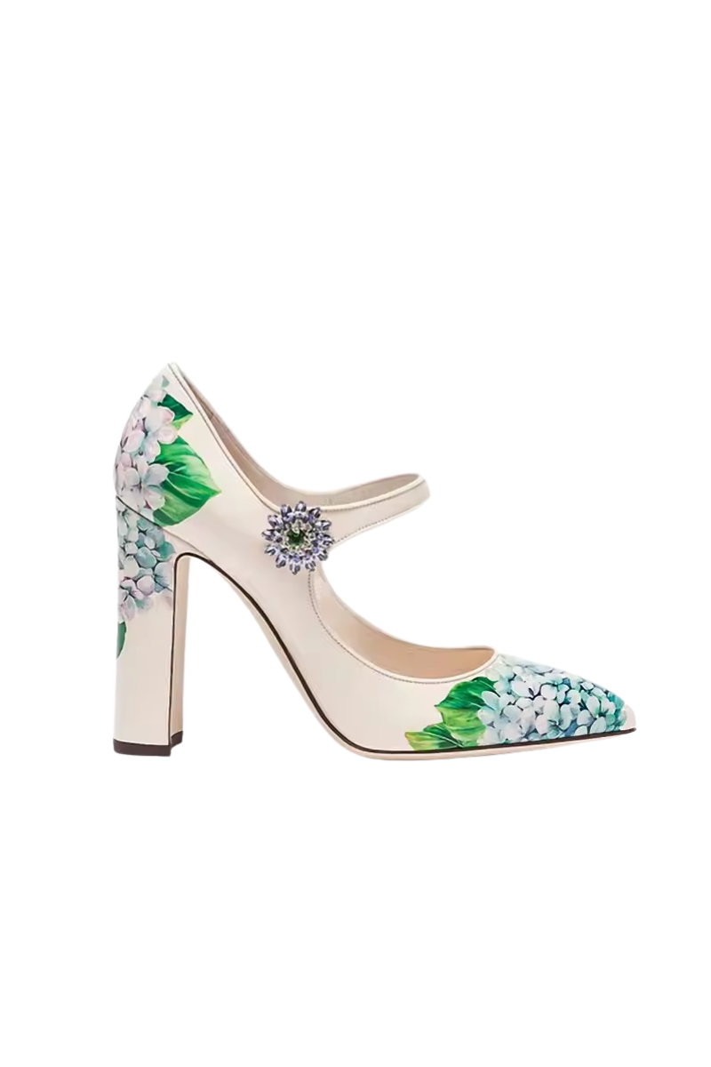 Dolce & Gabbana Multicolor Patent Leather Mary Jane Pumps