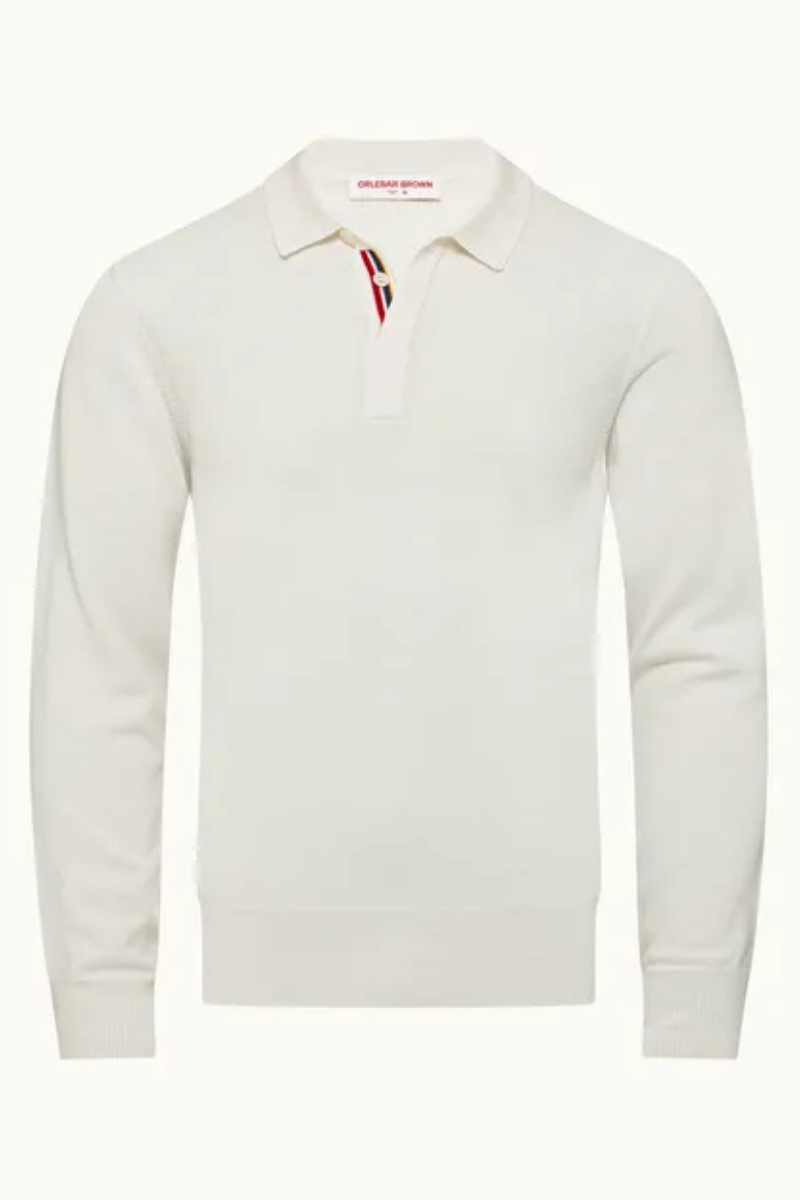 Orlebar Brown EBRO OB STRIPE-278307-WHITE SAND