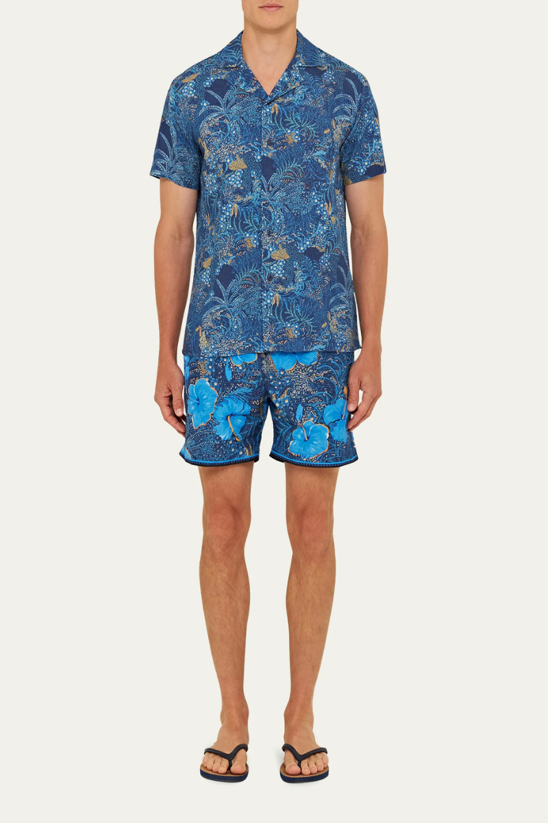 Orlebar Brown TRAVIS TROPIC NIGHTFALL-276741-NIGHT IRIS/CERULEAN