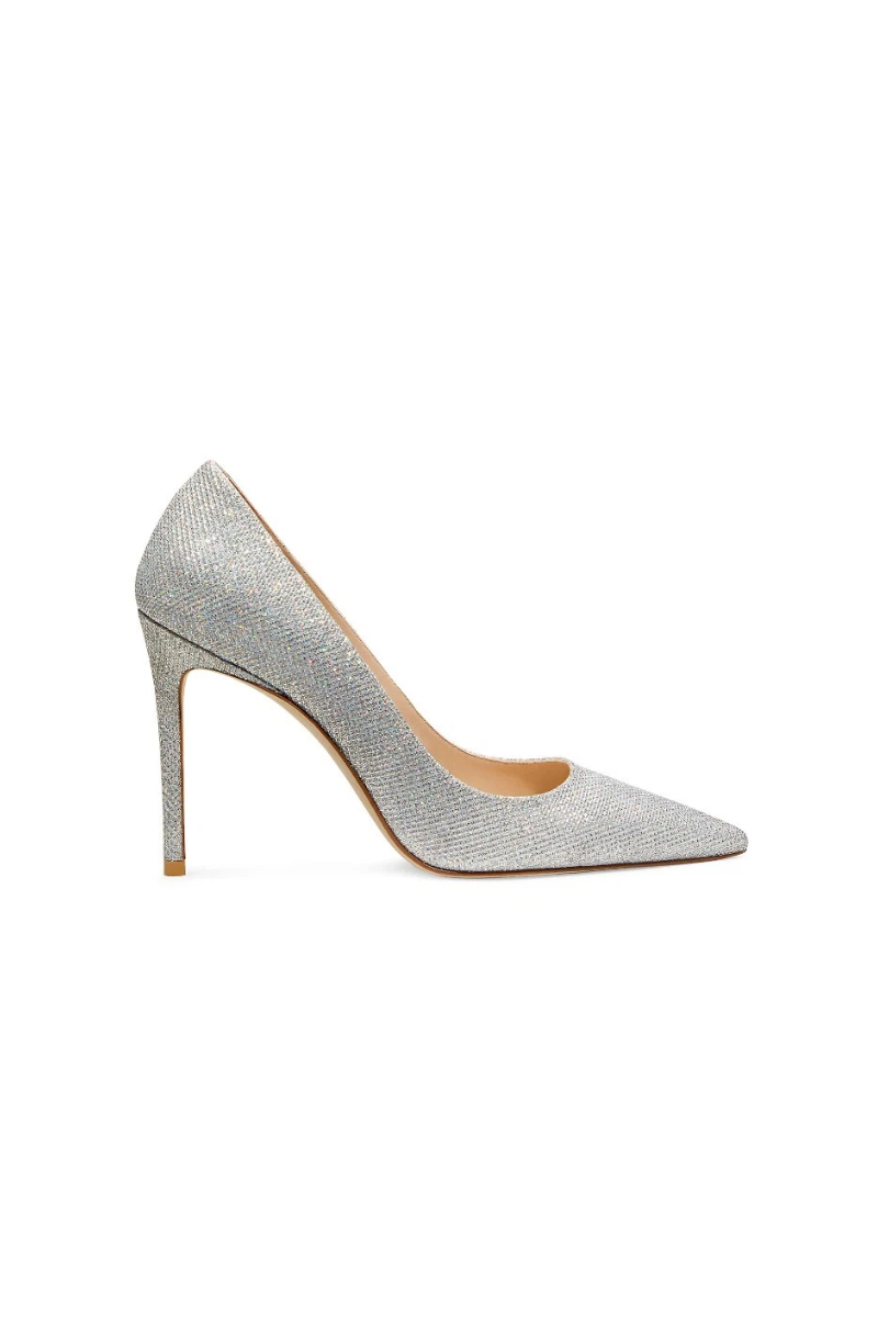Stuart Weitzman STUART 100 PUMP (CYA-CRYSIAL)