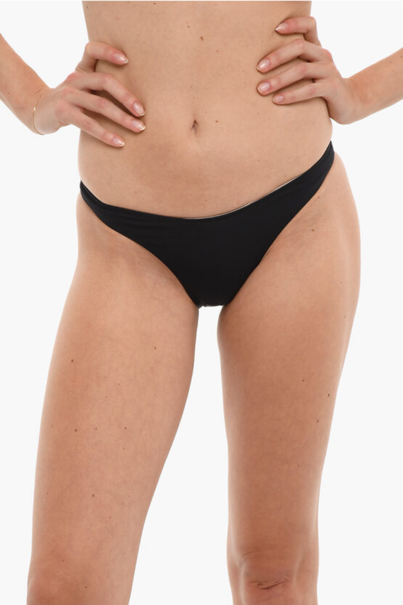 Stella McCartney Solid Color V-Shape Bikini Bottom