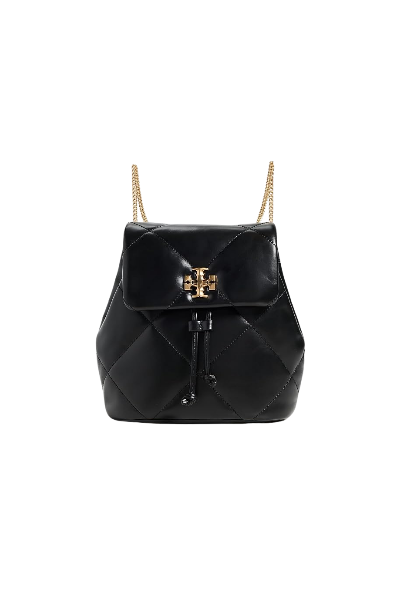 Tory Burch Kira Diamond Quilt Mini Backpack Black 170485-001