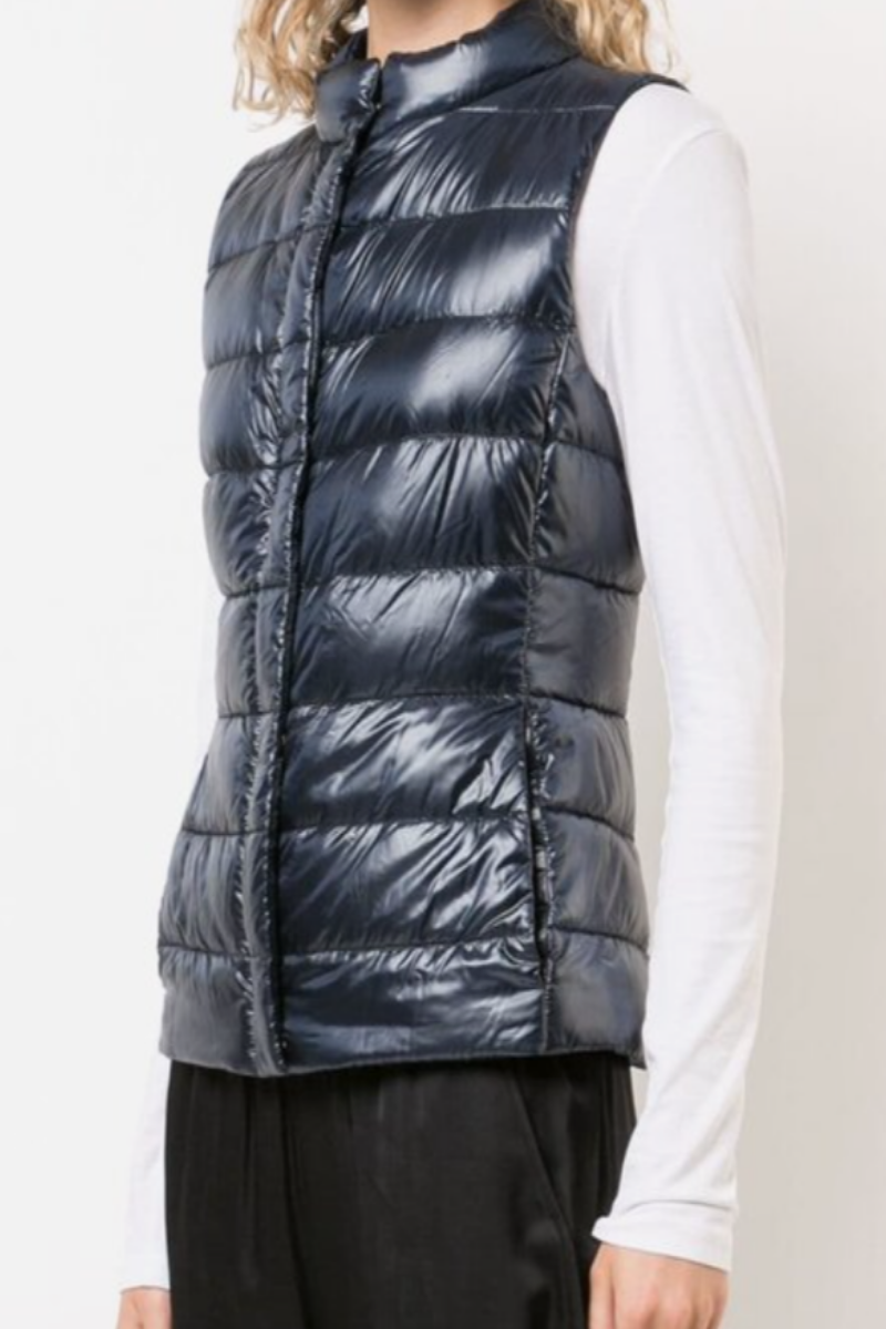Herno Women's  Giulia Navy Down Vest