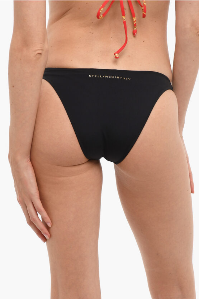 Stella McCartney Solid Color V-Shape Bikini Bottom