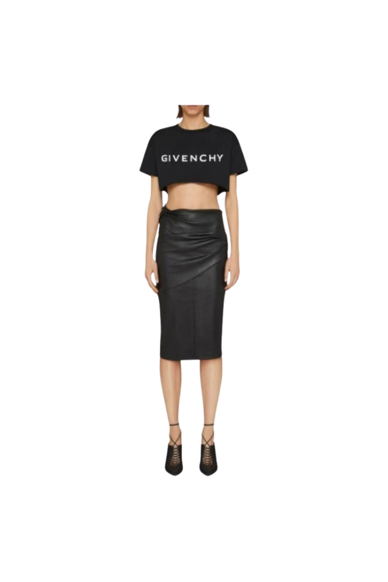 Givenchy Draped Skirt Black BW40QX615L