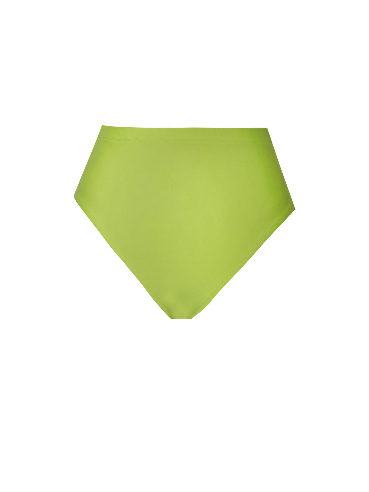 Valley Of Angels Lime Chiffon Pleated High Slit Maxi Dress (Archive Sale)