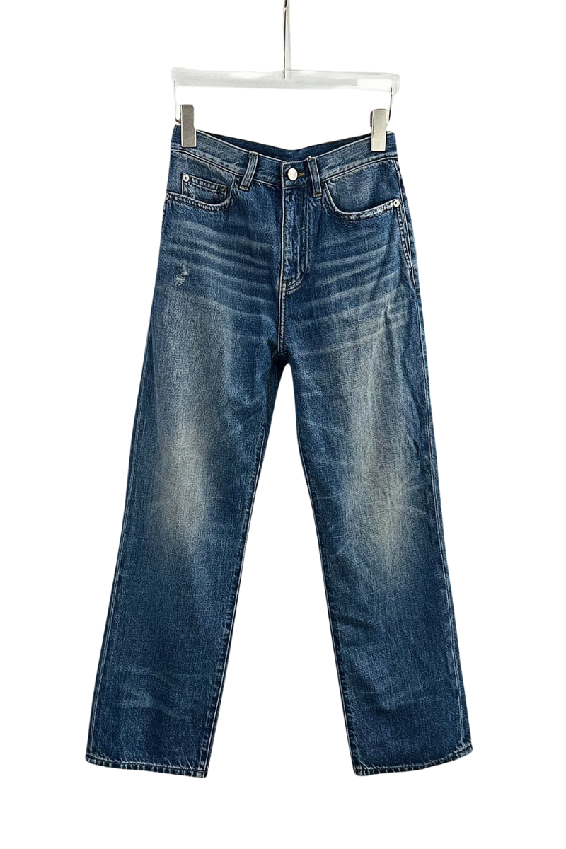 Max Simple Straight Jeans Washed Blue