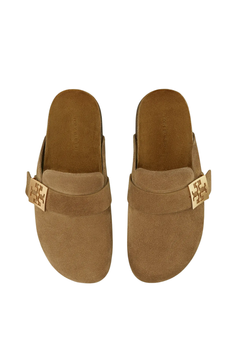 Tory Burch Mellow Mule River Rock/Gold 154446037
