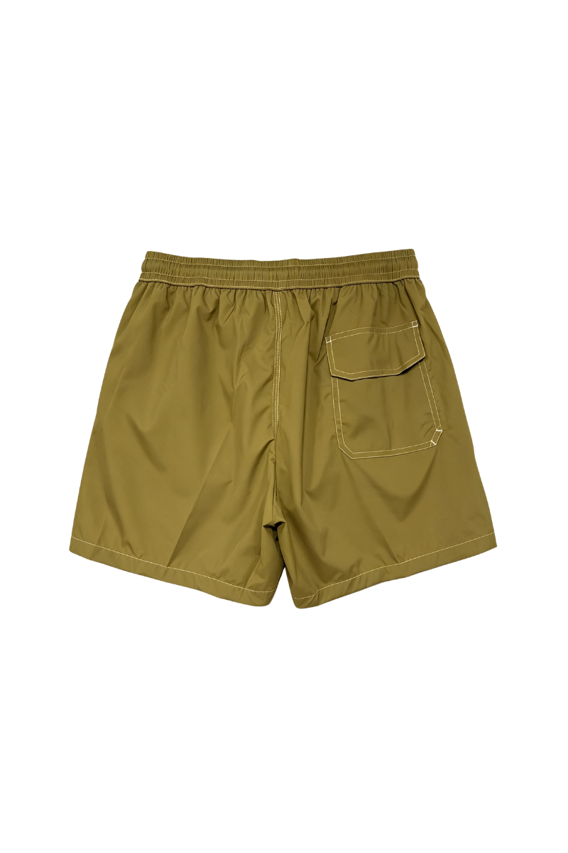FEDELI Madeira Airstop Swim Shorts Trunks Olive Green