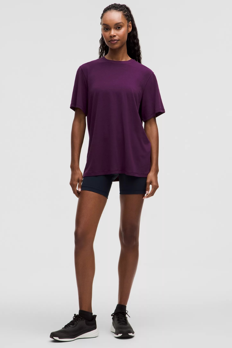 Lululemon Jersey Training Short Sleeve Chile Red