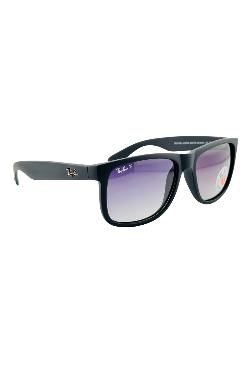Ray-Ban Justin Sunglasses Rb4165 Polarized Black Matte Frame Gray Lenses